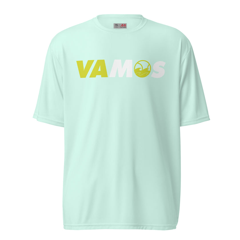 VAMOS | VA Let's Go! Unisex performance crew neck t-shirt by CoVA Tennis