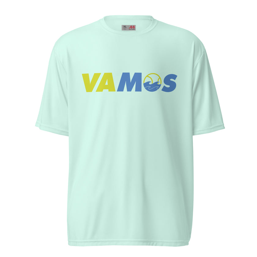 VAMOS | VA Let's Go! Unisex performance crew neck t-shirt by CoVA Tennis