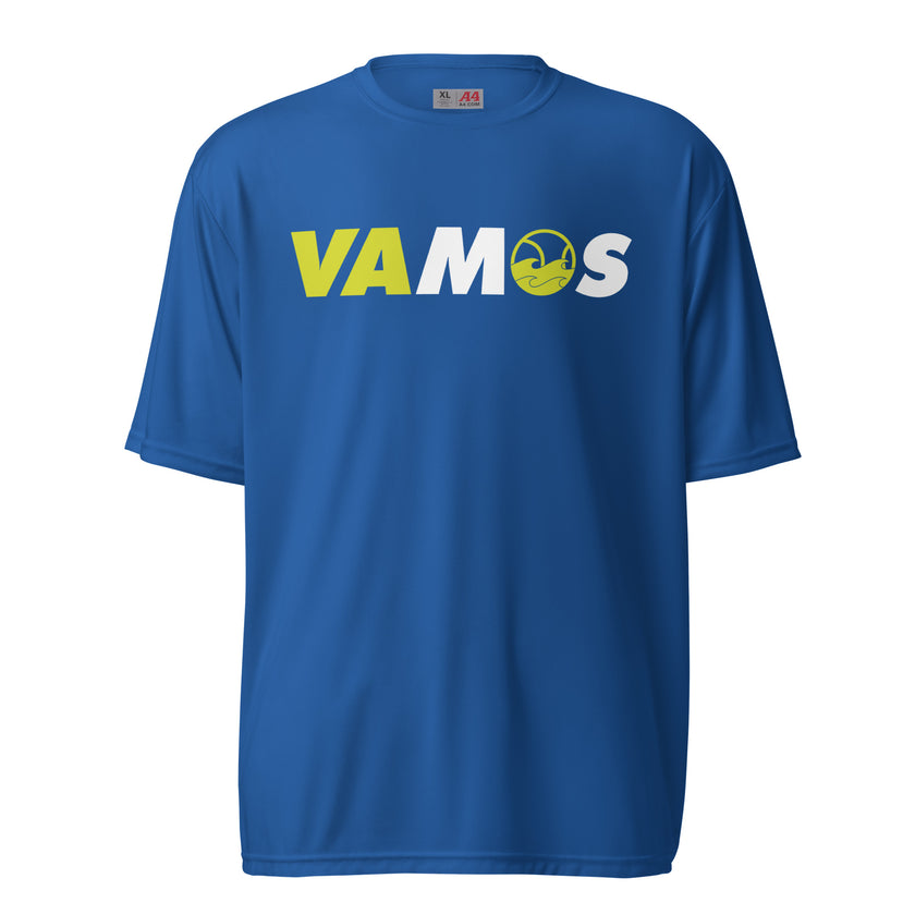 VAMOS | VA Let's Go! Unisex performance crew neck t-shirt by CoVA Tennis