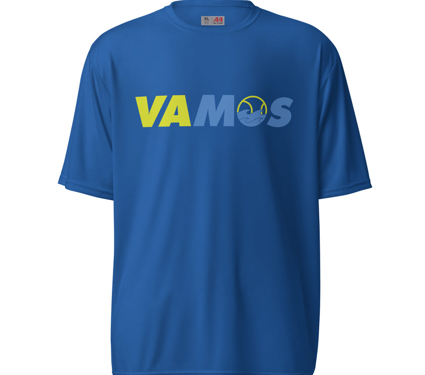 VAMOS | VA Let's Go! Unisex performance crew neck t-shirt by CoVA Tennis