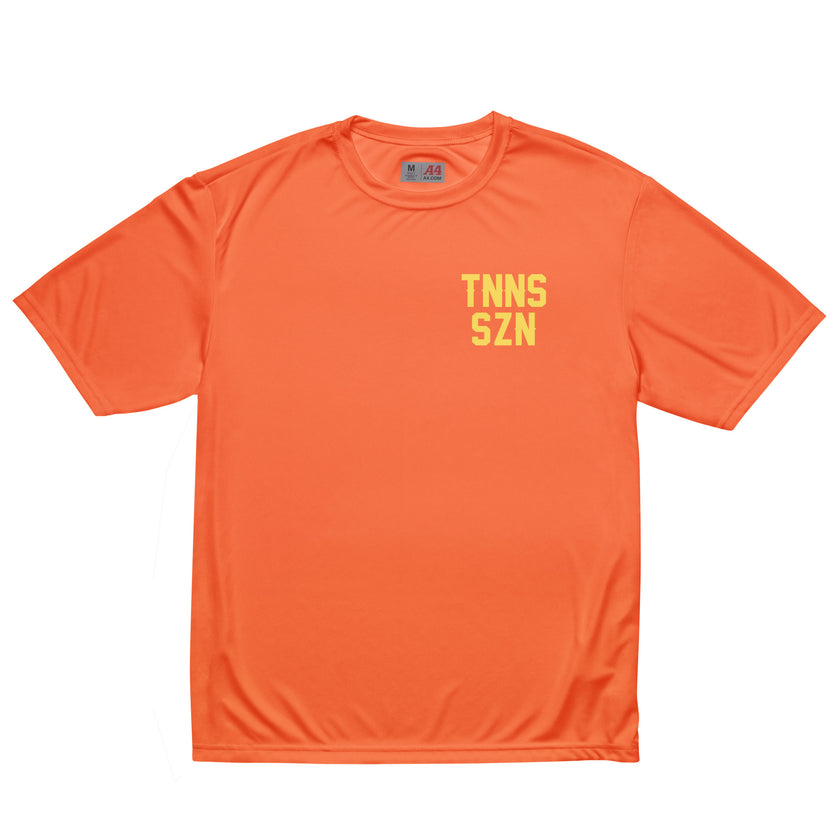 TNNS SZN Unisex performance crew neck t-shirt by CoVA Tennis