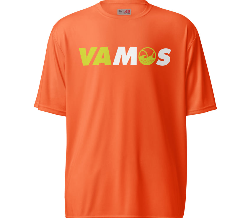 VAMOS | VA Let's Go! Unisex performance crew neck t-shirt by CoVA Tennis