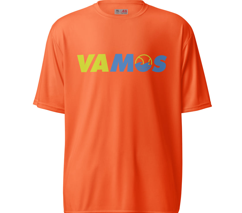 VAMOS | VA Let's Go! Unisex performance crew neck t-shirt by CoVA Tennis