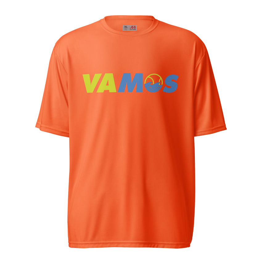 VAMOS | VA Let's Go! Unisex performance crew neck t-shirt by CoVA Tennis