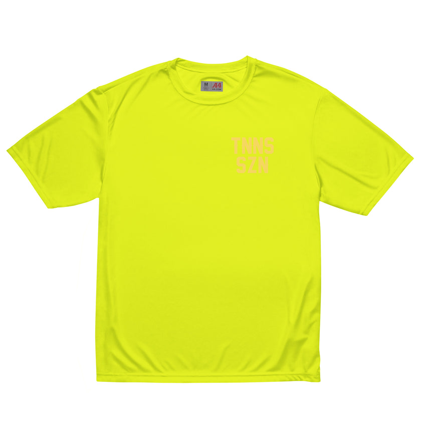 TNNS SZN Unisex performance crew neck t-shirt by CoVA Tennis