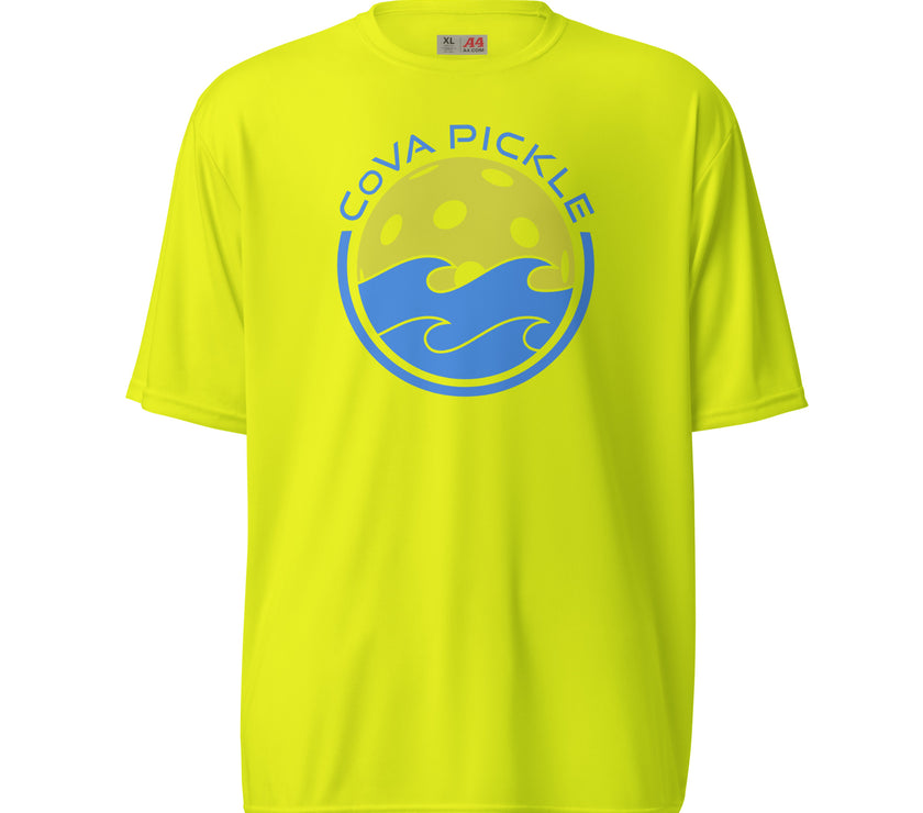 CoVA Pickle Ball & Waves Unisex performance crew neck t-shirt