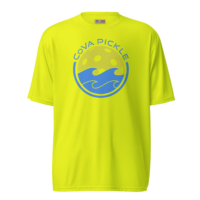 CoVA Pickle Ball & Waves Unisex performance crew neck t-shirt