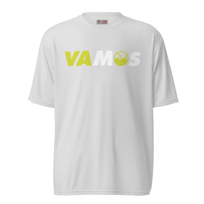 VAMOS | VA Let's Go! Unisex performance crew neck t-shirt by CoVA Tennis