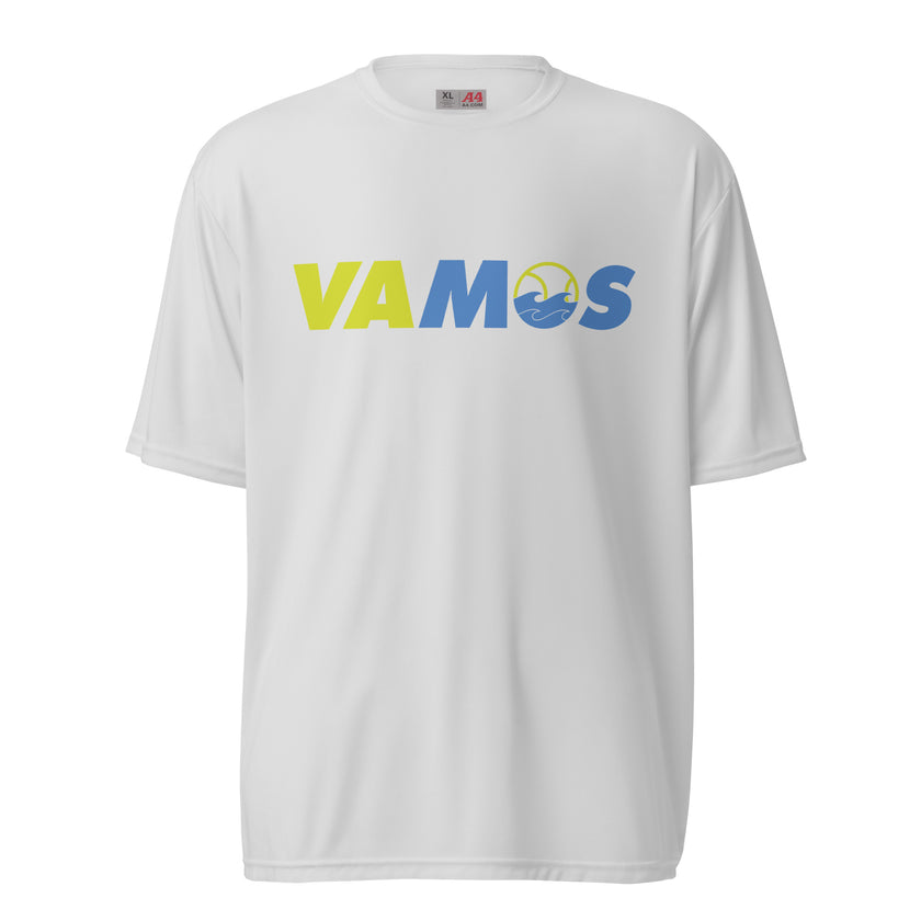 VAMOS | VA Let's Go! Unisex performance crew neck t-shirt by CoVA Tennis