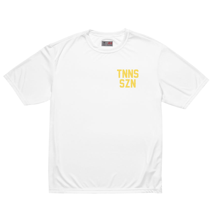 TNNS SZN Unisex performance crew neck t-shirt by CoVA Tennis