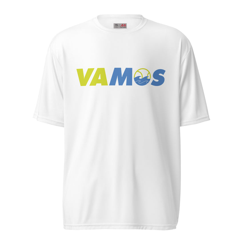 VAMOS | VA Let's Go! Unisex performance crew neck t-shirt by CoVA Tennis