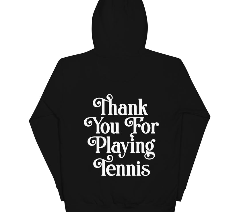 Thank You For Playing Tennis Unisex Premium Hoodie by CoVA Tennis