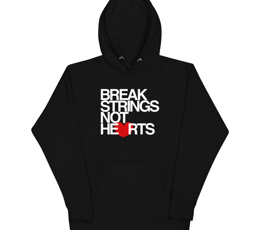 Break Strings Not Hearts by CoVA Tennis Unisex Premium Hoodie