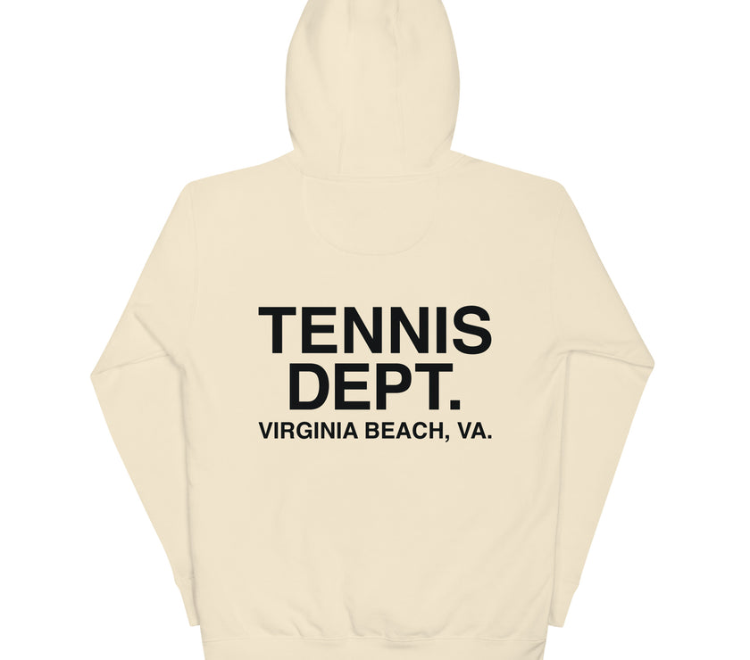 Tennis Dept Unisex Hoodie by CoVA Tennis