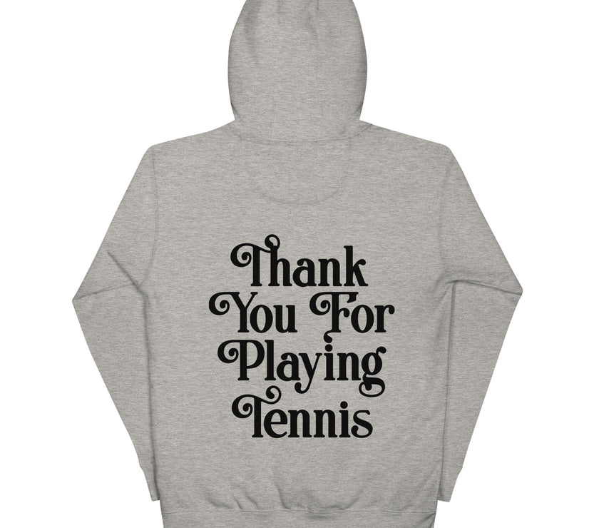 Thank You For Playing Tennis Unisex Premium Hoodie by CoVA Tennis