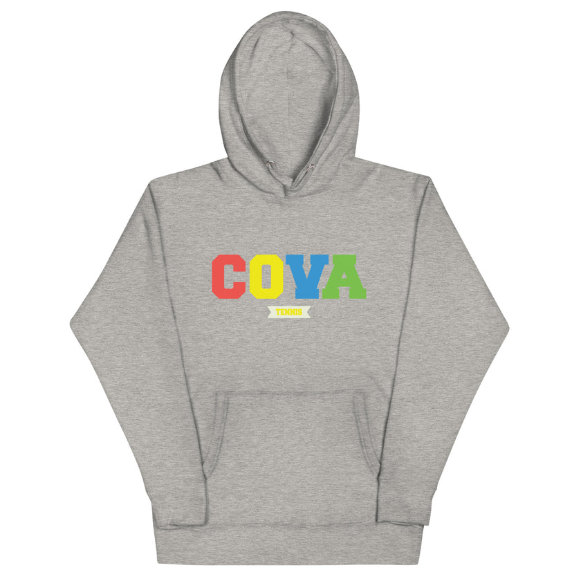 CoVA Tennis Ball & Waves Logo Unisex Hoodie