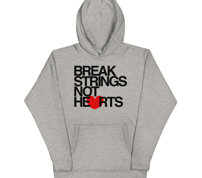 Break Strings Not Hearts by CoVA Tennis Unisex Premium Hoodie