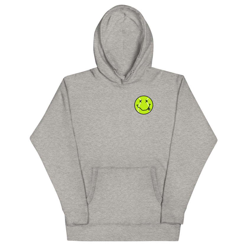 Smiling Tennis Ball by CoVA Tennis Unisex Premium Hoodie