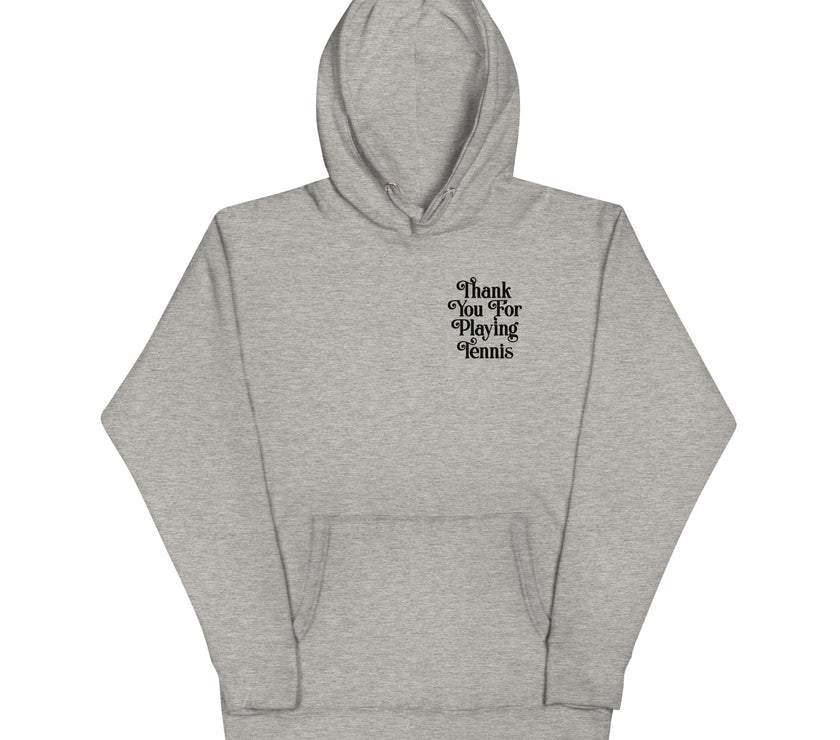 Thank You For Playing Tennis Unisex Premium Hoodie by CoVA Tennis