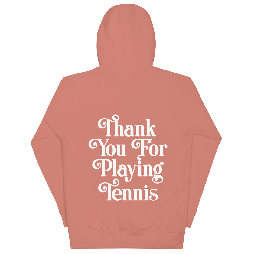 Thank You For Playing Tennis Unisex Premium Hoodie by CoVA Tennis