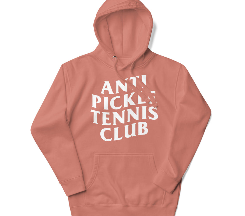 Anti Pickleball Tennis Club Unisex Premium Hoodie by CoVA Tennis