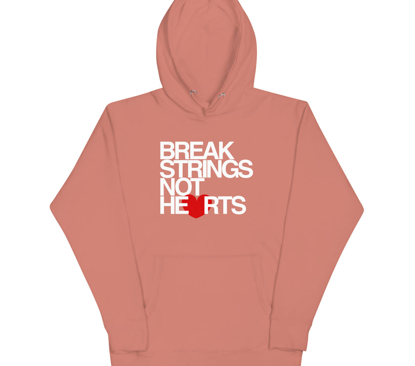 Break Strings Not Hearts by CoVA Tennis Unisex Premium Hoodie