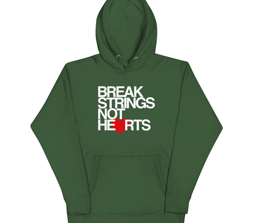 Break Strings Not Hearts by CoVA Tennis Unisex Premium Hoodie