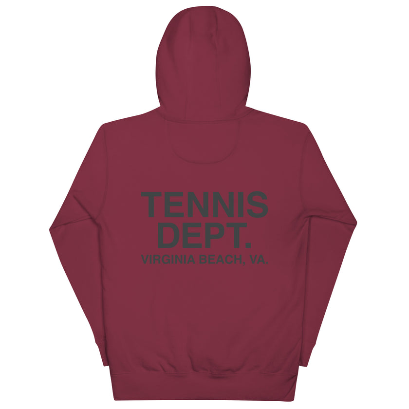 Tennis Dept Unisex Hoodie by CoVA Tennis