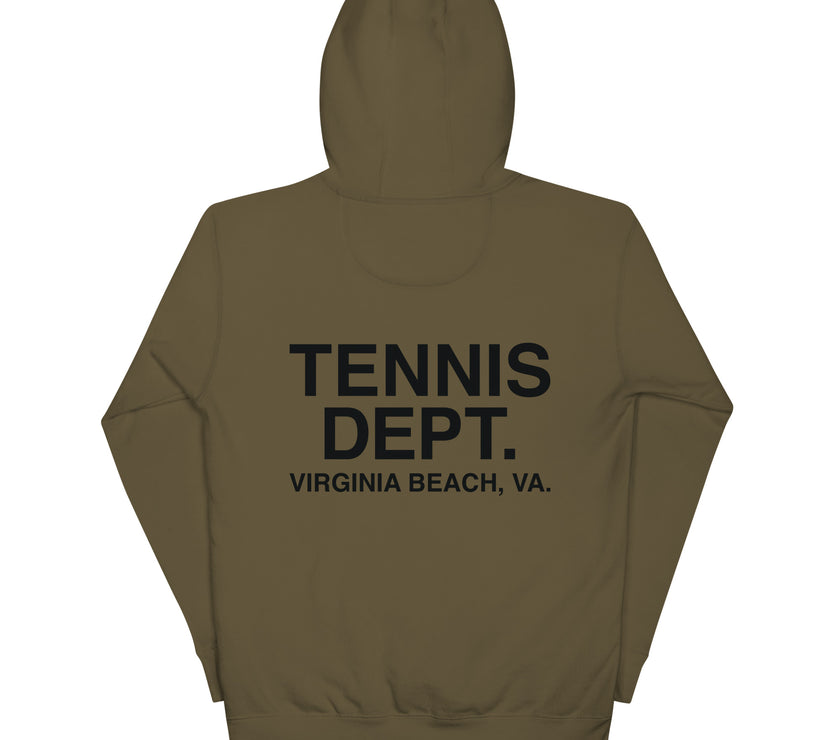 Tennis Dept Unisex Hoodie by CoVA Tennis