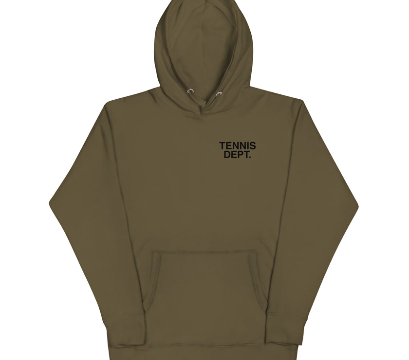 Tennis Dept Unisex Hoodie by CoVA Tennis