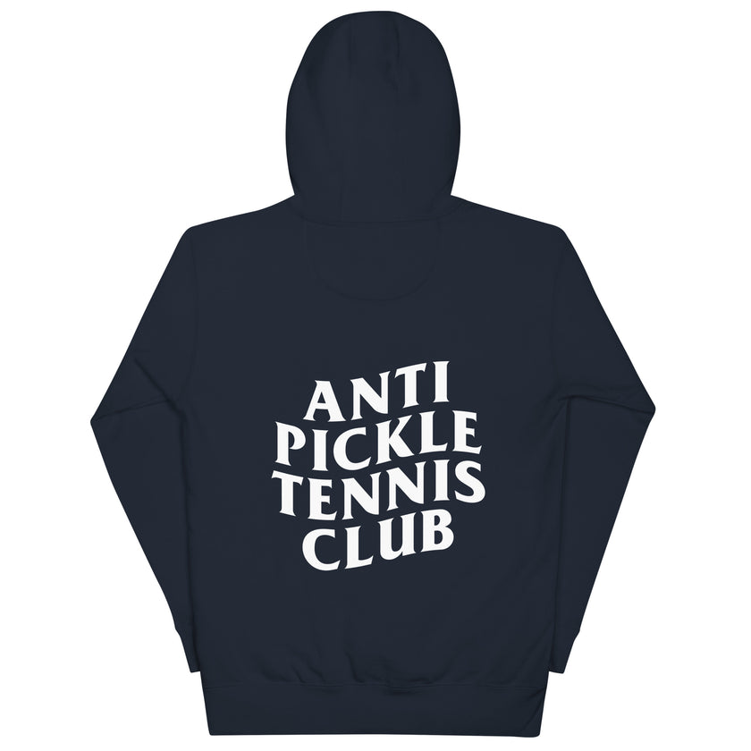 Anti Pickleball Tennis Club Unisex Premium Hoodie by CoVA Tennis