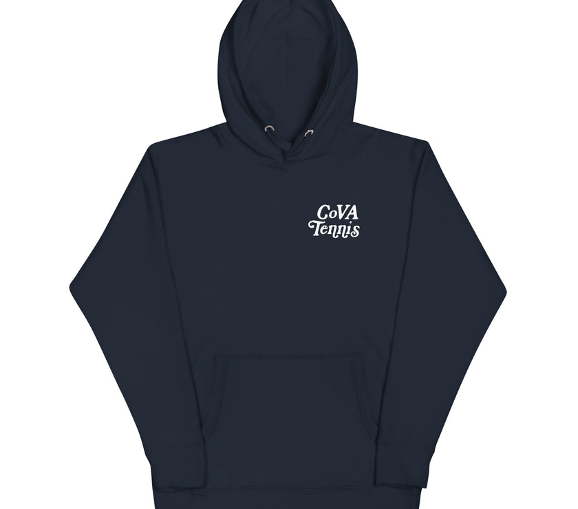 When In Doubt Call it Out by CoVA Tennis Unisex Premium Hoodie