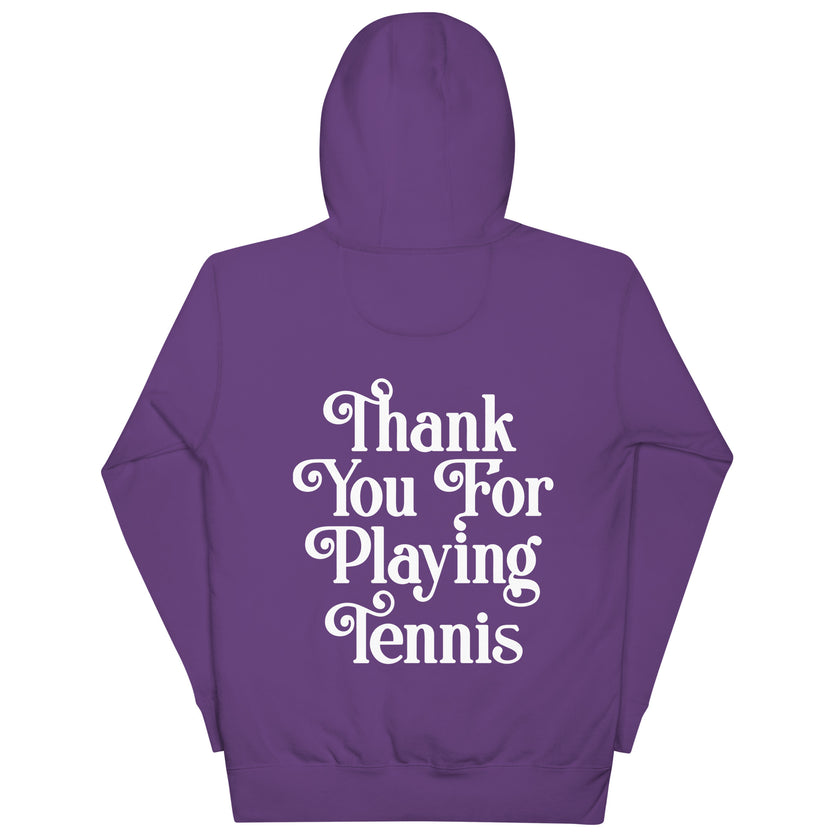 Thank You For Playing Tennis Unisex Premium Hoodie by CoVA Tennis