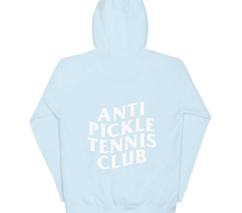 Anti Pickleball Tennis Club Unisex Premium Hoodie by CoVA Tennis