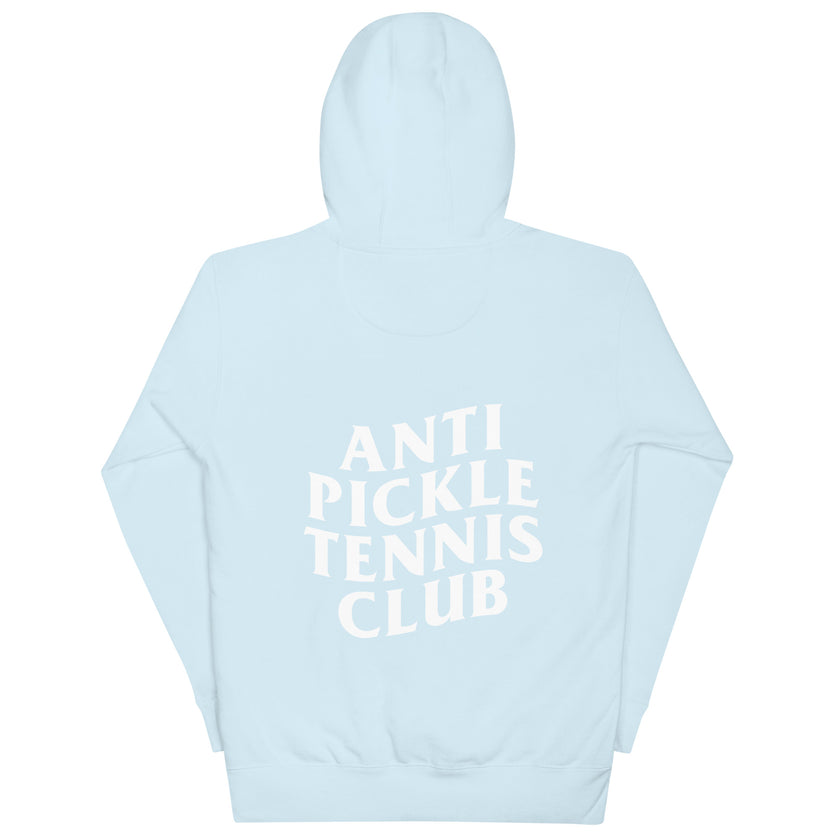 Anti Pickleball Tennis Club Unisex Premium Hoodie by CoVA Tennis