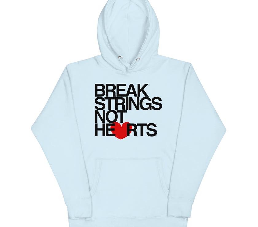 Break Strings Not Hearts by CoVA Tennis Unisex Premium Hoodie