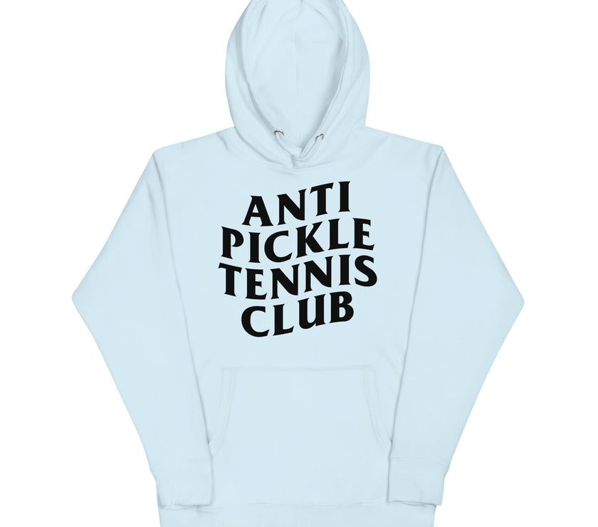 Anti Pickleball Tennis Club Unisex Premium Hoodie by CoVA Tennis