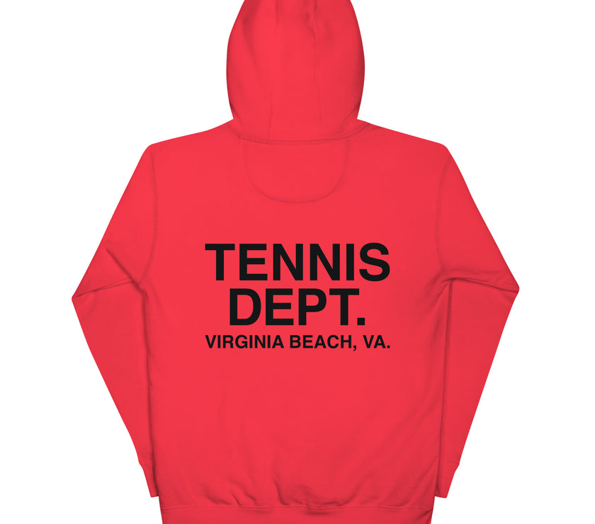 Tennis Dept Unisex Hoodie by CoVA Tennis