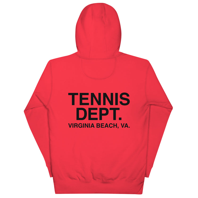 Tennis Dept Unisex Hoodie by CoVA Tennis