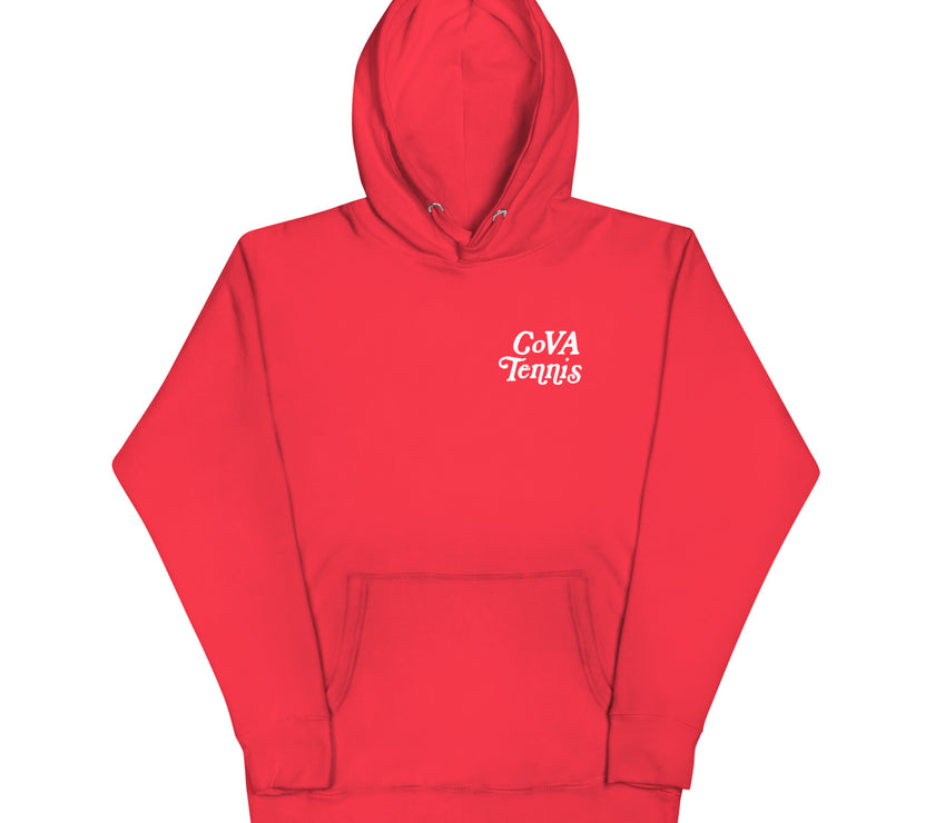 When In Doubt Call it Out by CoVA Tennis Unisex Premium Hoodie