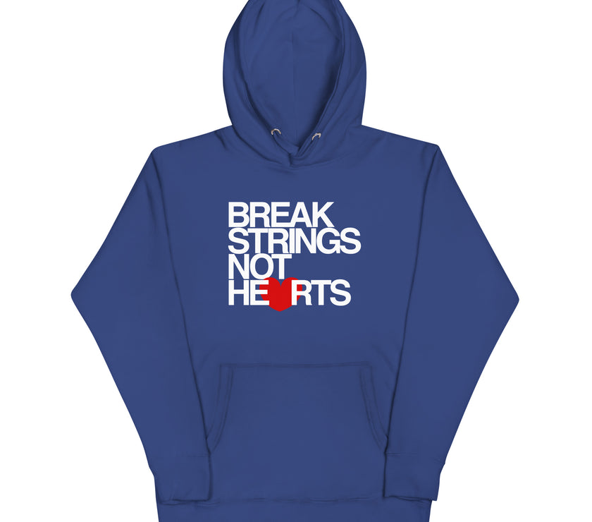 Break Strings Not Hearts by CoVA Tennis Unisex Premium Hoodie