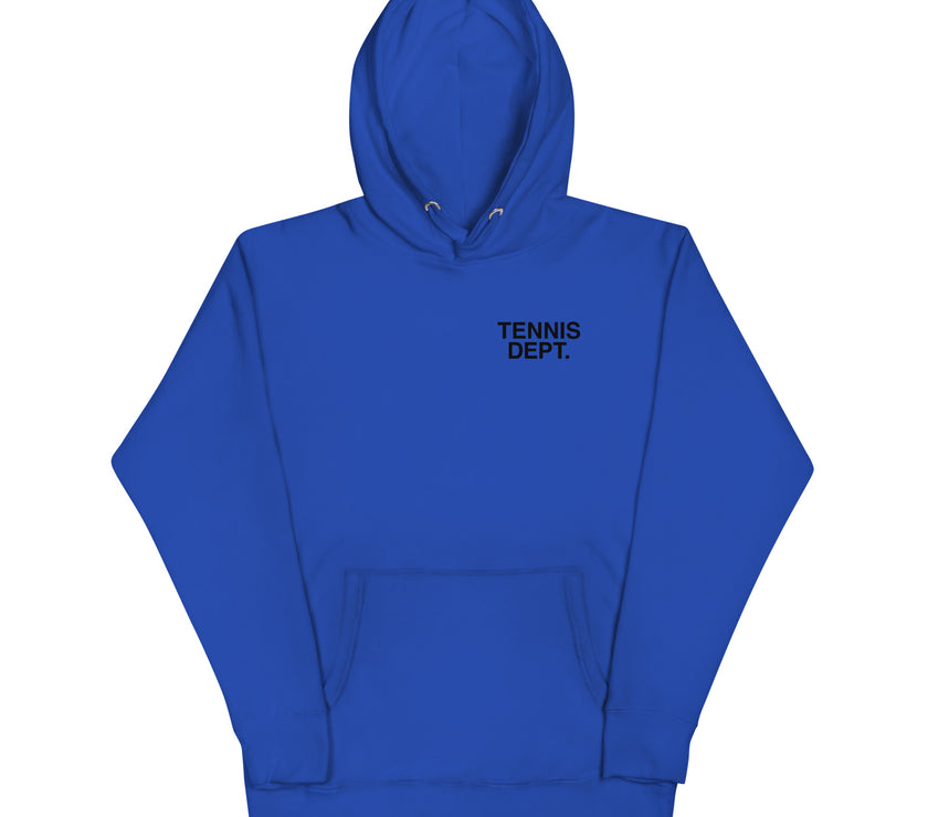 Tennis Dept Unisex Hoodie by CoVA Tennis