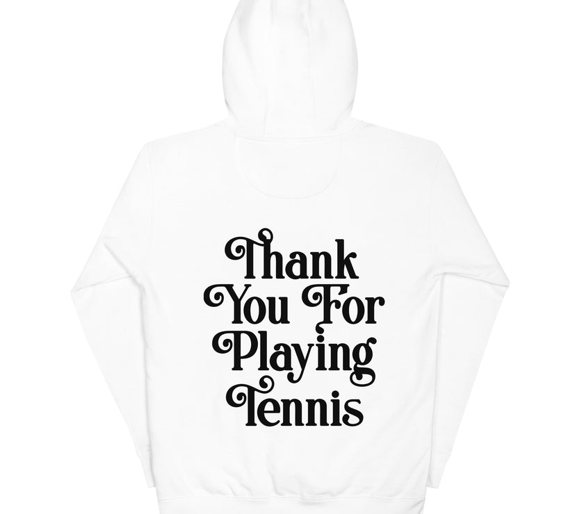 Thank You For Playing Tennis Unisex Premium Hoodie by CoVA Tennis