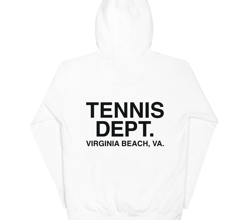 Tennis Dept Unisex Hoodie by CoVA Tennis