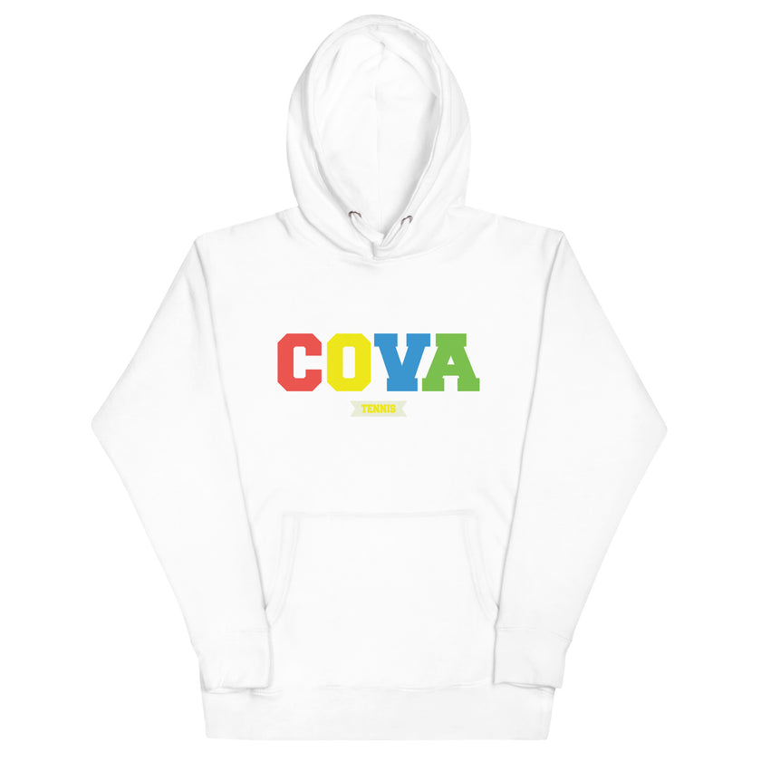 CoVA Tennis Ball & Waves Logo Unisex Hoodie