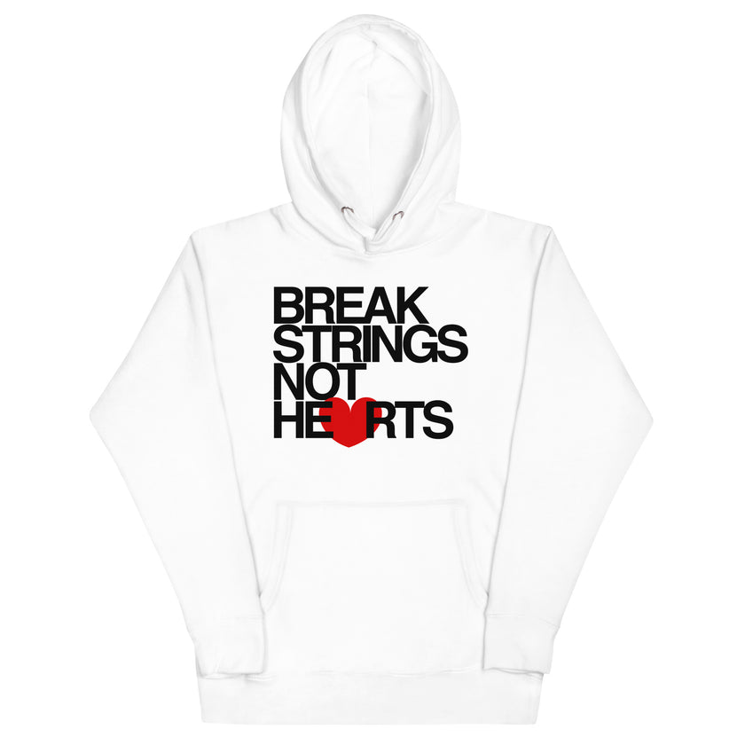 Break Strings Not Hearts by CoVA Tennis Unisex Premium Hoodie