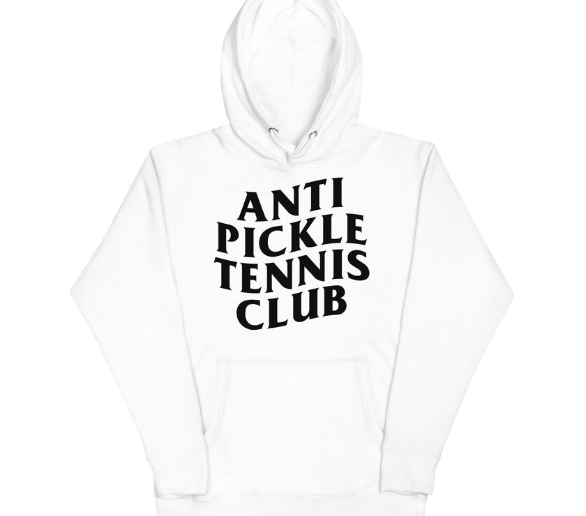 Anti Pickleball Tennis Club Unisex Premium Hoodie by CoVA Tennis