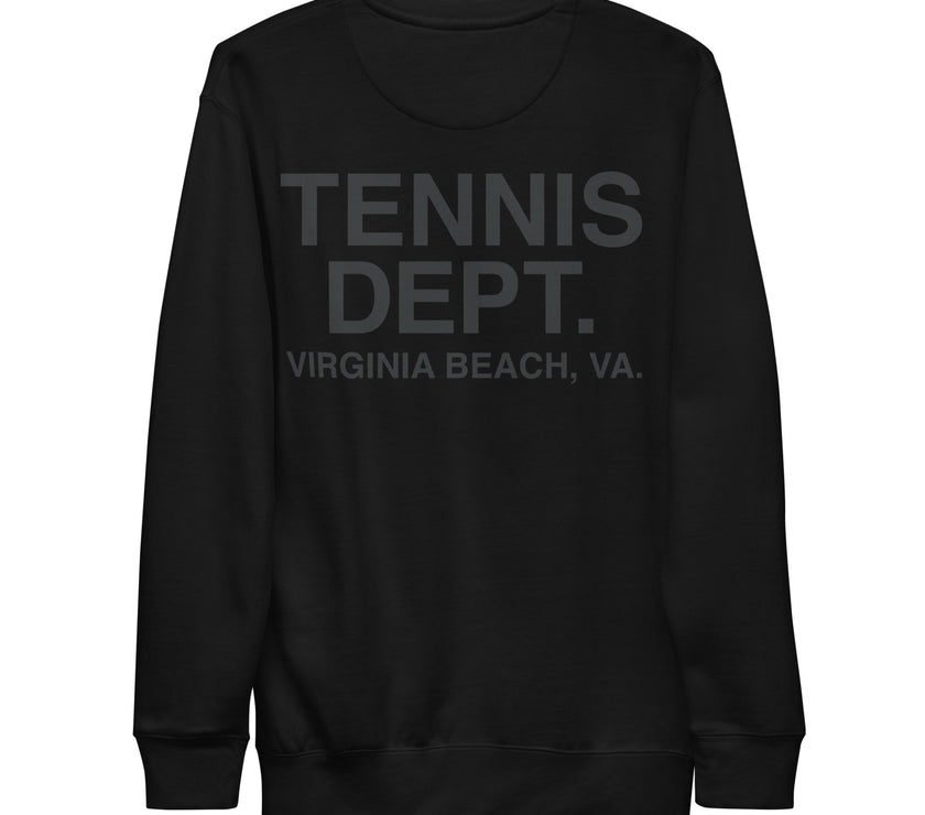 Tennis Dept Unisex Premium Sweatshirt by CoVA Tennis