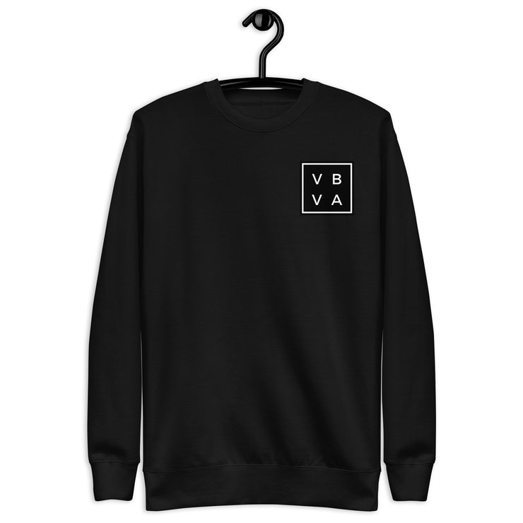 VBVA Unisex Premium Sweatshirt by CoVA Tennis Virginia Beach Virginia