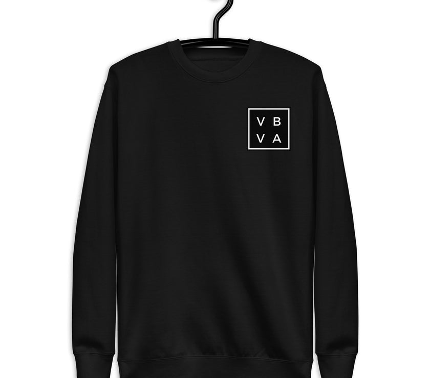 VBVA Unisex Premium Sweatshirt by CoVA Tennis Virginia Beach Virginia